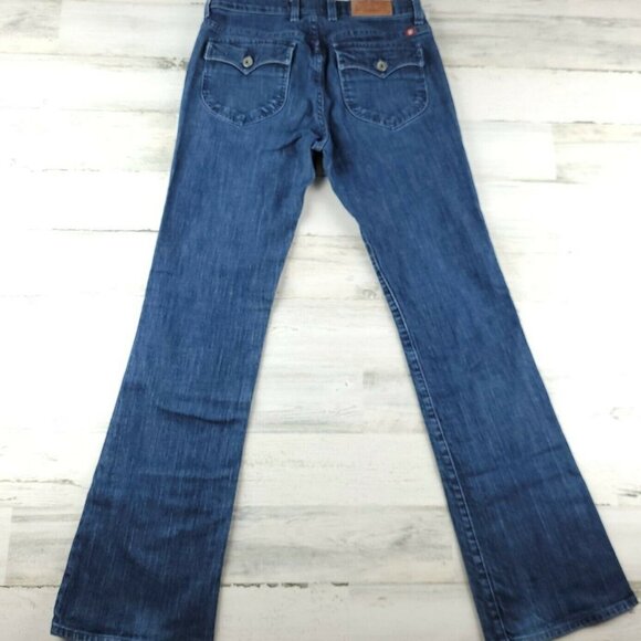 Lucky Brand Bootcut Blue Denim Jeans Pants Size 4/27 (30x31.5) EUC - Picture 2 of 9